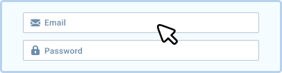 Enter email address and password