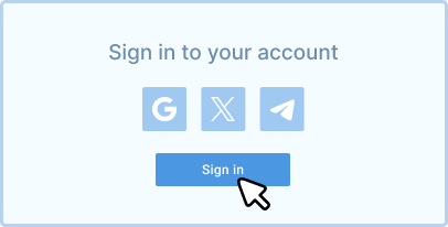 Press "Continue" or "Login"